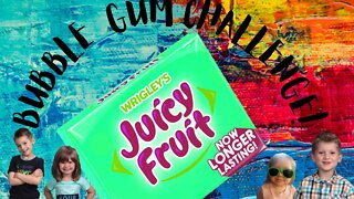 Bubble Gum Challenge | Krazy Kidz Creations
