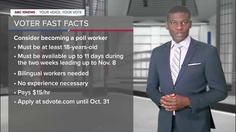 Voter Fast Facts: Becoming a poll worker