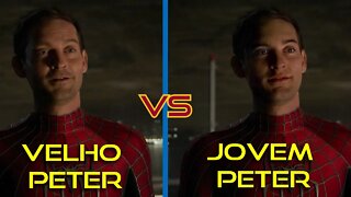 Tobey Maguire rejuvenescido em Homem-Aranha: No Way Home (Deep Fake)