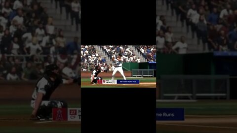 MLB The Show 22 Mike Trout Homerun Derby #shorts