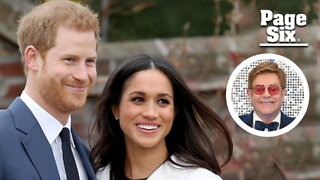 Prince Harry, Meghan Markle thank Elton John for 'being friends to our kids'