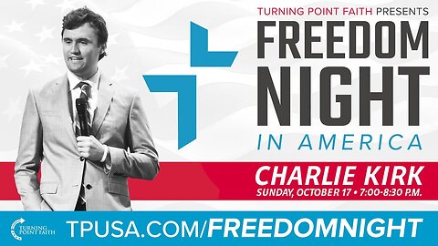 Pastor Gary Hamrick - Cornerstone Chapel - Freedom Night in America with Charlie Kirk