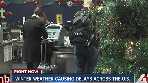 Winter weather causing delays across the U.S.