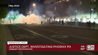 Community groups react to DOJ's Phoenix Police Department investigation