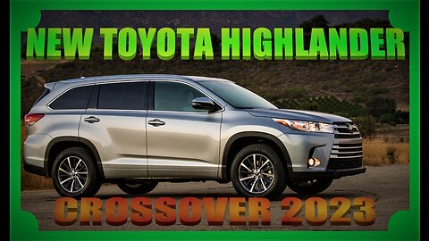 NEW TOYOTA HIGHLANDER CROSSOVER 2023 #toyota #highlander