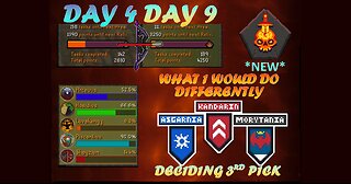 #League 4 Regrets/Rant, Picking New 3rd Area & Updated Plan #OSRS #Gameplay #Part3 #Day9 #Midgame