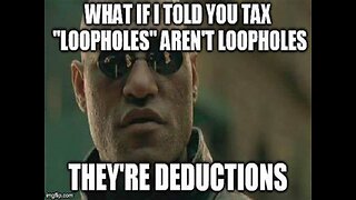 TECN.TV / How the Poor Become Rich: Tax Loopholes Are Tax Deductions
