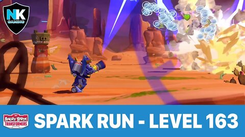 Angry Birds Transformers 2.0 - Spark Run Series - Level 163 - Featuring Soundwave