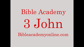3 John 1-8 Lesson 1