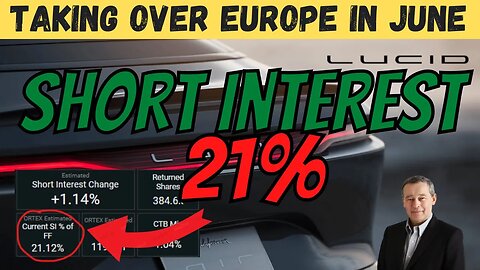 LCID Taking over Europe in June! 🔥 Shorts Doubling Down on LCID ⚠️ MUST WATCH $LCID