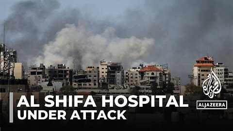 Al Shifa hospital under attack_ Israeli forces destroy infrastructure near complex