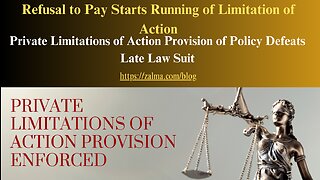 Refusal to Pay Starts Running of Limitation of Action