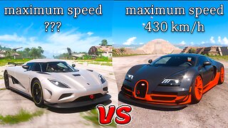 Bugatti Veyron SS vs Koenigsegg Agera | Forza Horizon 5