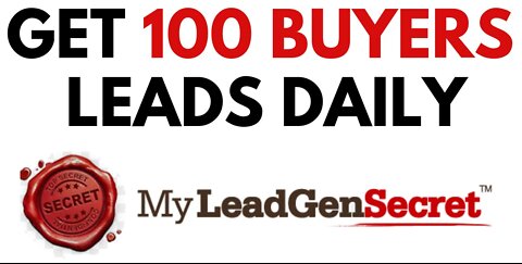 My Lead Gen Secret Tutorial | Best Lead Generation Platform For Online Marketers