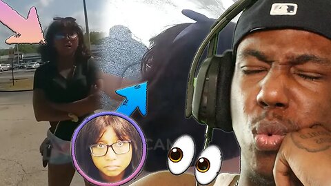 SHE TRIED TO RUN FROM 12 AFTER THEY FOUND OUT SHE HAD A OPEN WARRANT BUT IT WENT WRONG!(REACTION)