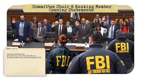 Jim Jordan & Stacey Plaskett statements @ FBI Whistleblower Hearing | May 18, 2023