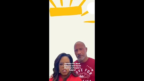 Oprah and Dwayne Johnson Called Out for doing nation plea.