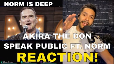 Norm Macdonald Truth Bombs | Akira the Don SPEAK PUBLICLY (Reaction!)