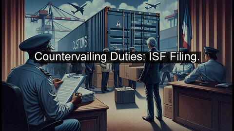 Navigating Countervailing Duty ISF