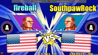 Windjammers (fireball Vs. SouthpawRock) [U.S.A. Vs. U.S.A.]