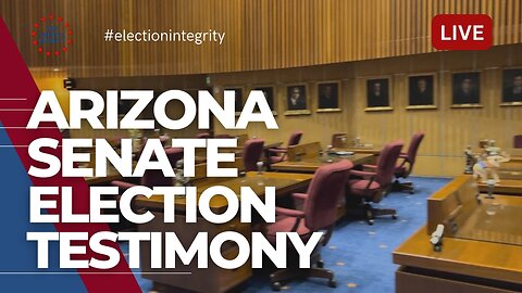 NEW ELECTION DISCOVERY IN ARIZONA 🚨 LIVE 🚨 ARIZONA SENATE ELECTION TESTIMONY #electionintegrity