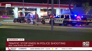 Traffic stop ends in police shooting in Mesa