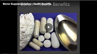 Know more about the health benefits of supplementing with boron