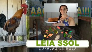 CORAÇÃO DE ROÇA COM LÉIA SSOL NUM CAFEZINHO DE GARAPA.