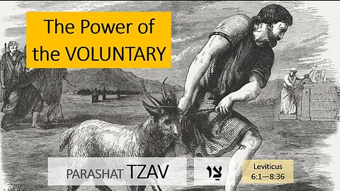 Parashat Tzav: Leviticus 6:1—8:36 – The Power of the Voluntary