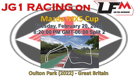 JG1 RACING on LFM - Mazda MX5 Cup - Oulton Park (2022) - Great Britain - Split 2