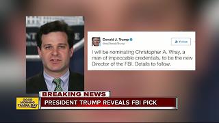 President Trump reveals FBI Director pick