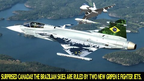🔴 Canada shocked ! Brazilian skies are ruled by two new Gripen E fighter jets F35 canada is too long