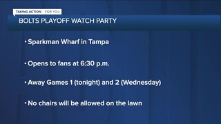 Tampa Bay Lightning hosting watch parties during playoff series vs. Maple Leafs