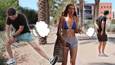 Farting On Strangers Twice Twin Prank!