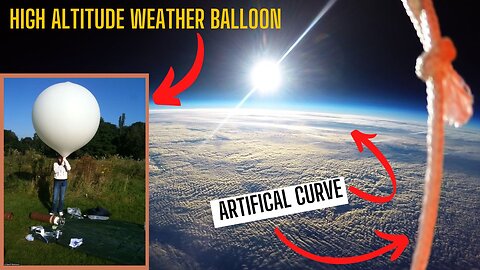 HIGH ALTITUDE WEATHER BALLOON FOOTAGE