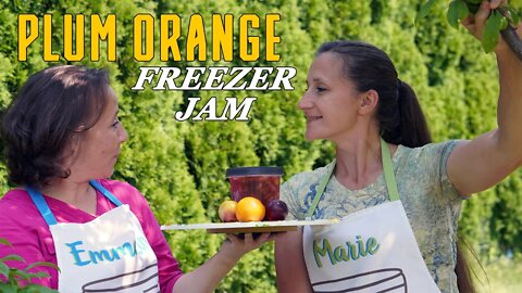 Plum Orange Freezer Jam