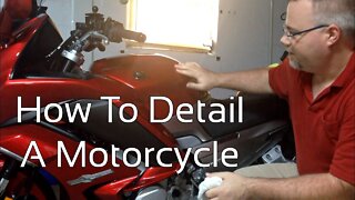 How To Detail A Motorcycle Using Claybar Polish And Wax
