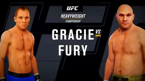 EA Sports UFC 4 Gameplay Tyson Fury vs Royce Gracie