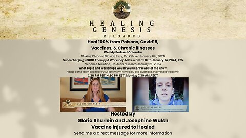 Healing Genesis Reloaded Podcast #25- Supercharging w/ URO Therapy & Workshop Make a Detox Bath