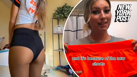 The Hooter's girls new booty shorts that went viral on TikTok
