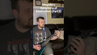 Megadeth - Symphony of Destruction Quick Jam (Part 2) - ESP LTD ARROW-1000 Andromeda