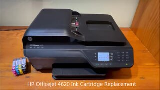 HP Officejet 4620 Ink Cartridge Replacement