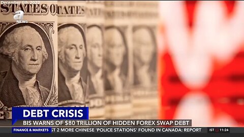 CBDC | Bank of International Settlements Warns of $80 Trillion of Hidden Foreign Exchange Swap Debt