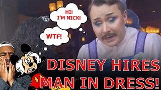 Disney DESTROYED Over Man In Dress Greeting Girls As WOKE Activists Panic Over Not Gay Enough Ursula