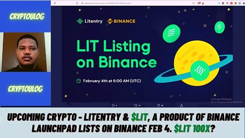 Upcoming Crypto - Litentry & $LIT, A Product Of Binance Launchpad Lists On Binance Feb 4. $LIT 100X?