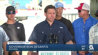 Gov. DeSantis touts environmental policies during Jupiter visit