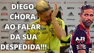 DIEGO RIBAS VAI AS LÁGRIMAS AO FALAR SOBRE O TÉRMINO DO SEU CONTRATO COM O FLAMENGO!!!