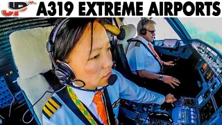 Piloting an Airbus between 2 EXTREME AIRPORTS | Paro Bhutan to Kathmandu Nepal