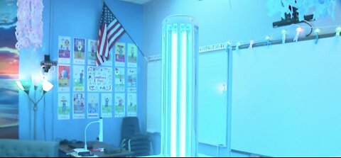 Clark County School District unveils new disinfecting UV-C machine