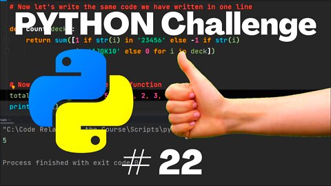 Python Challenge No - 22